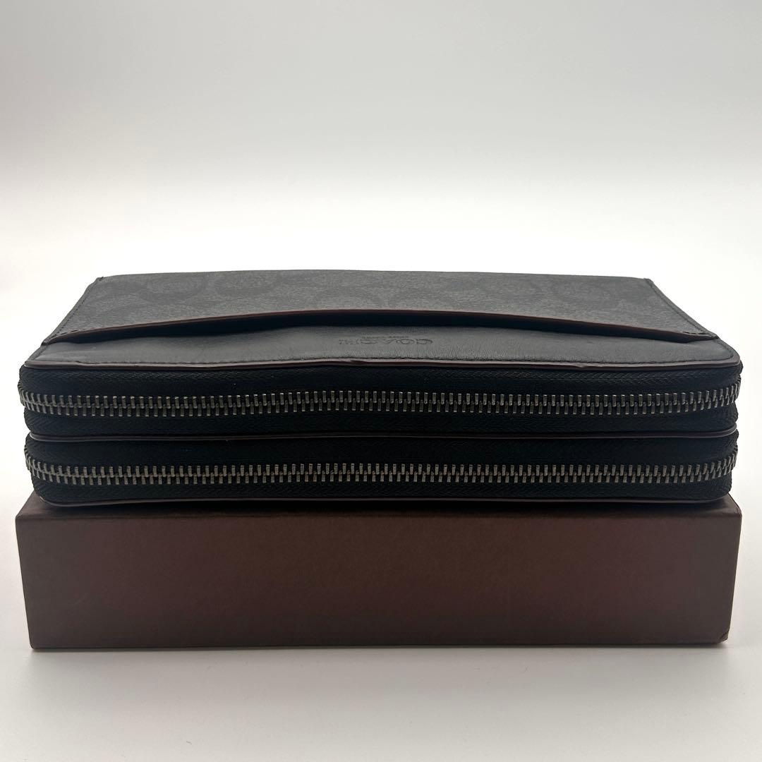 ✨レア美品✨ COACH コーチ オーガナイザー 長財布 レザー 高級 希少性大