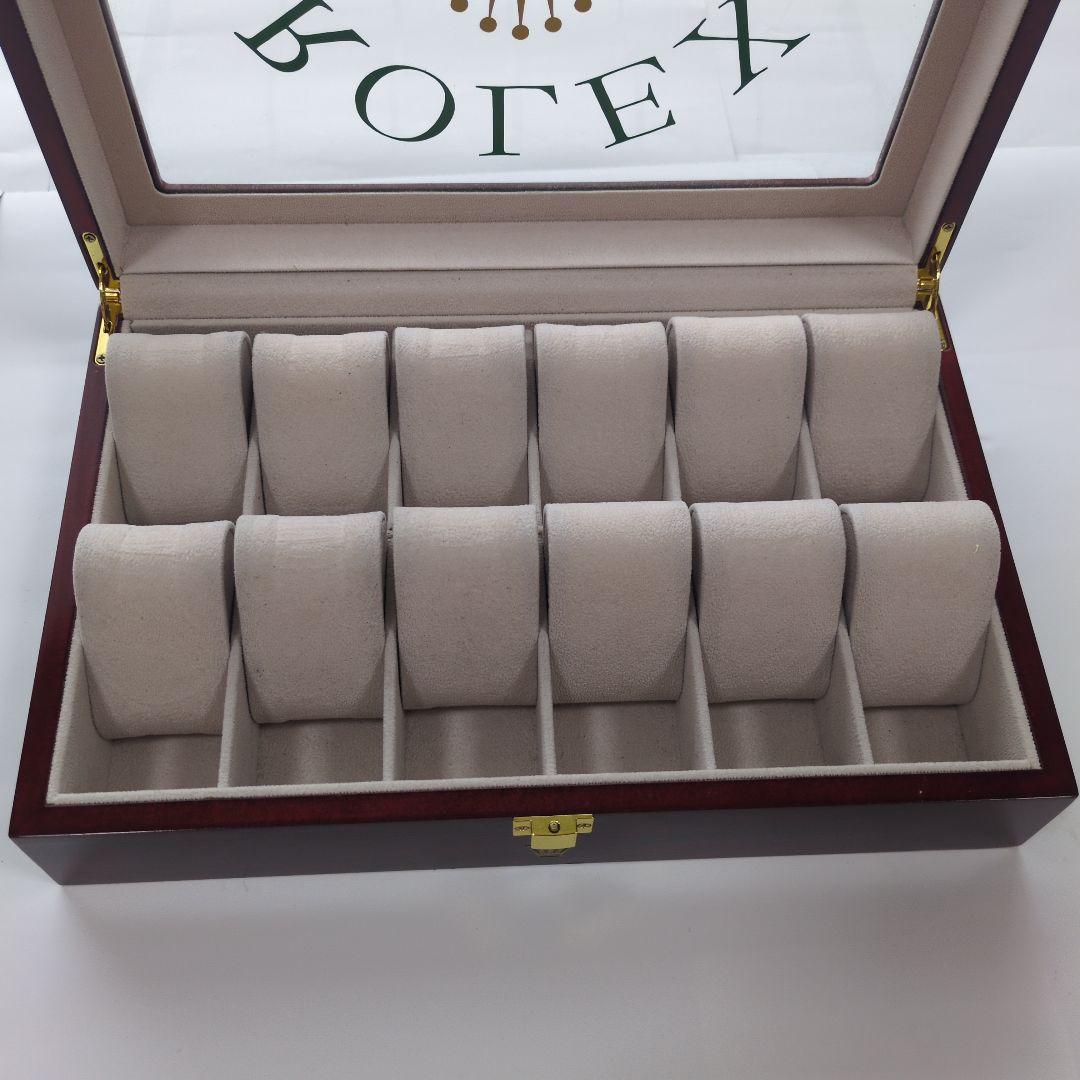 ROLEX コレクションボックス 木製 12個収納