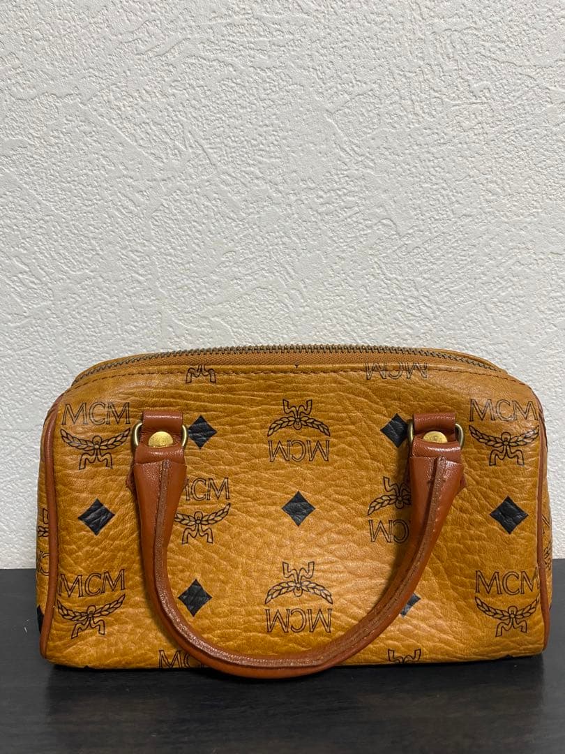 【美品】MCM ミニボストンバッグ ショルダーバッグ