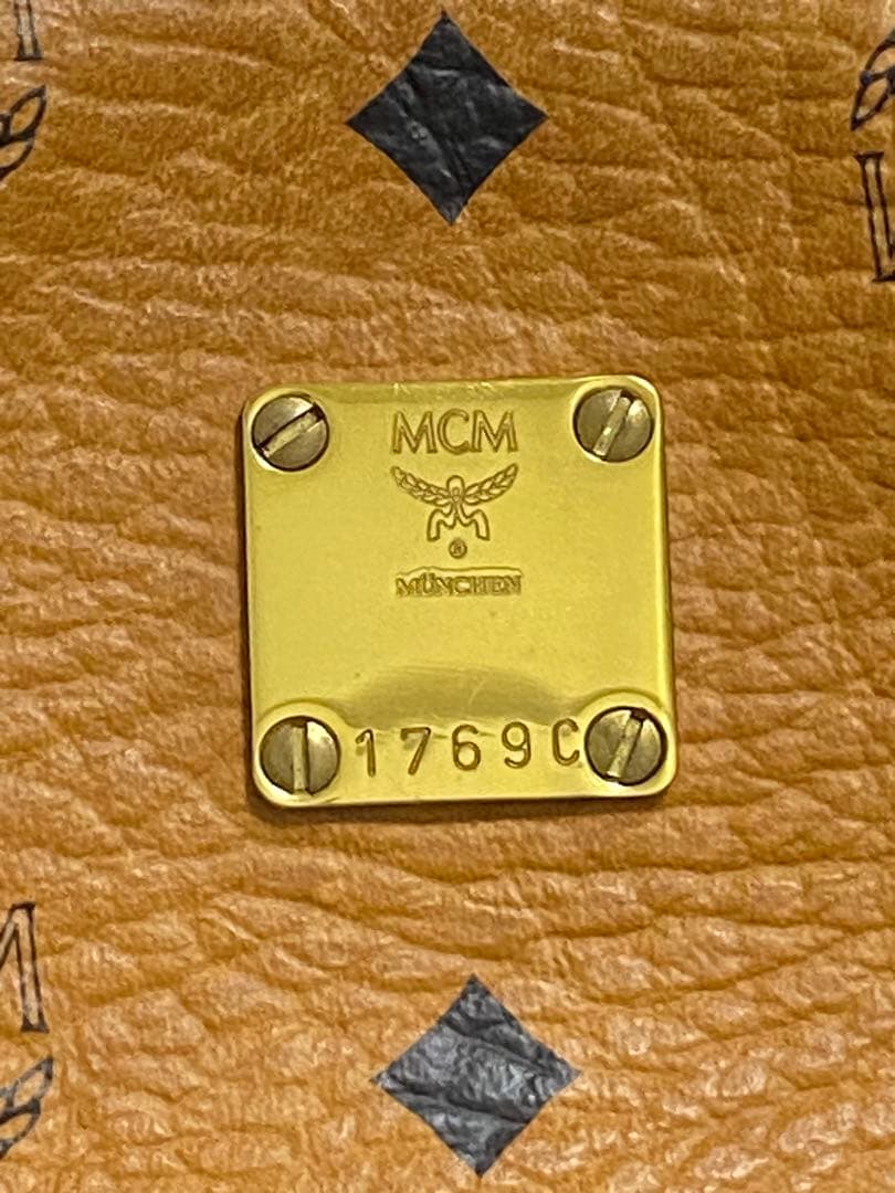【美品】MCM ミニボストンバッグ ショルダーバッグ