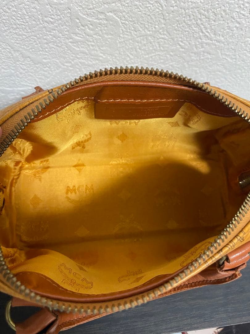 【美品】MCM ミニボストンバッグ ショルダーバッグ