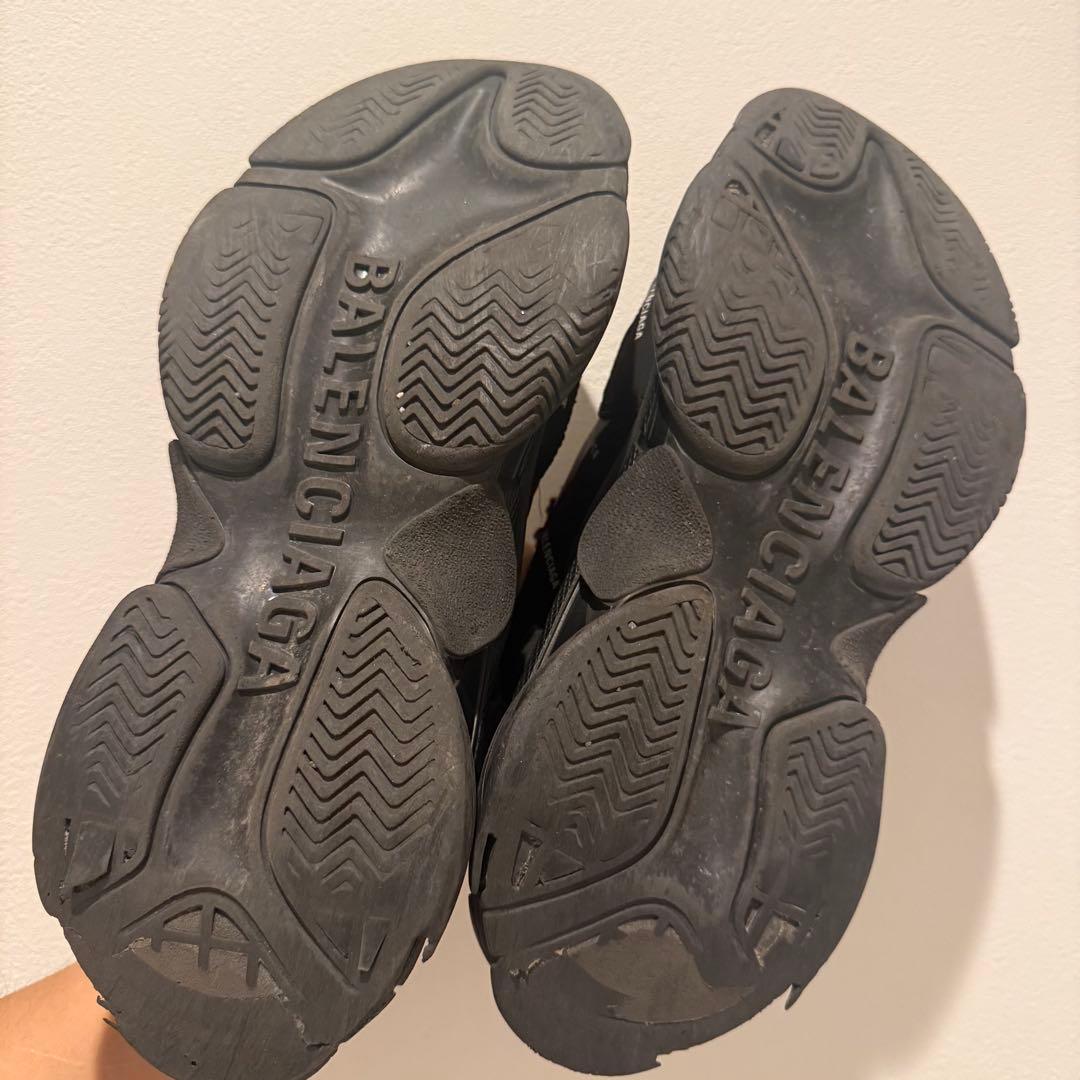 サイズ41 BALENCIAGA triple S ブラック