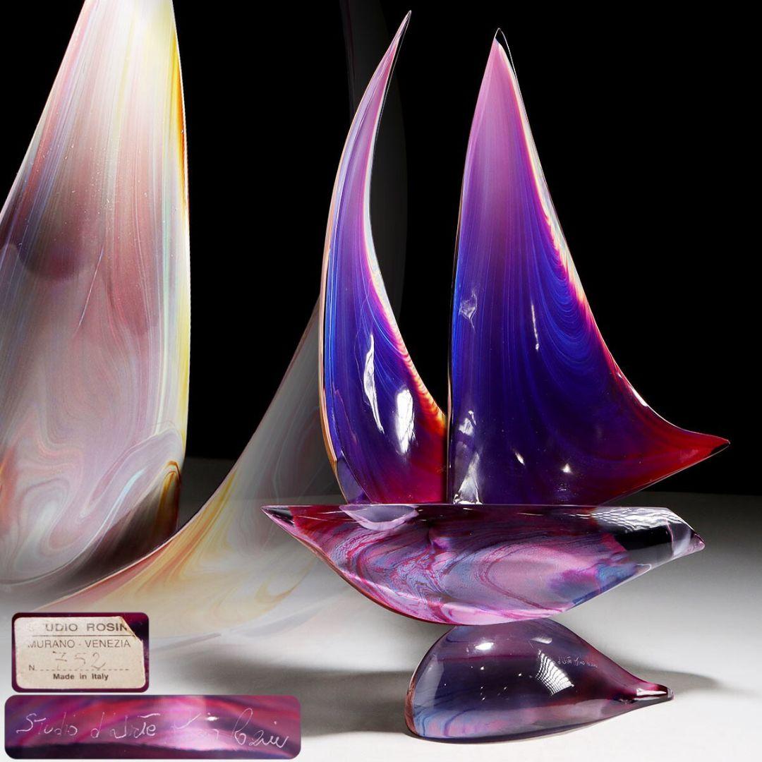 Tetsu MURANO ムラノ ディノ ロジン アート ヨット 帆船