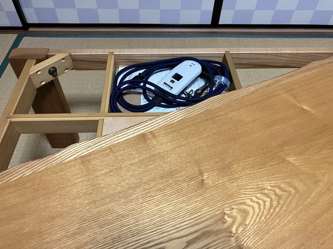 木製 こたつテーブル ナチュラルウッド