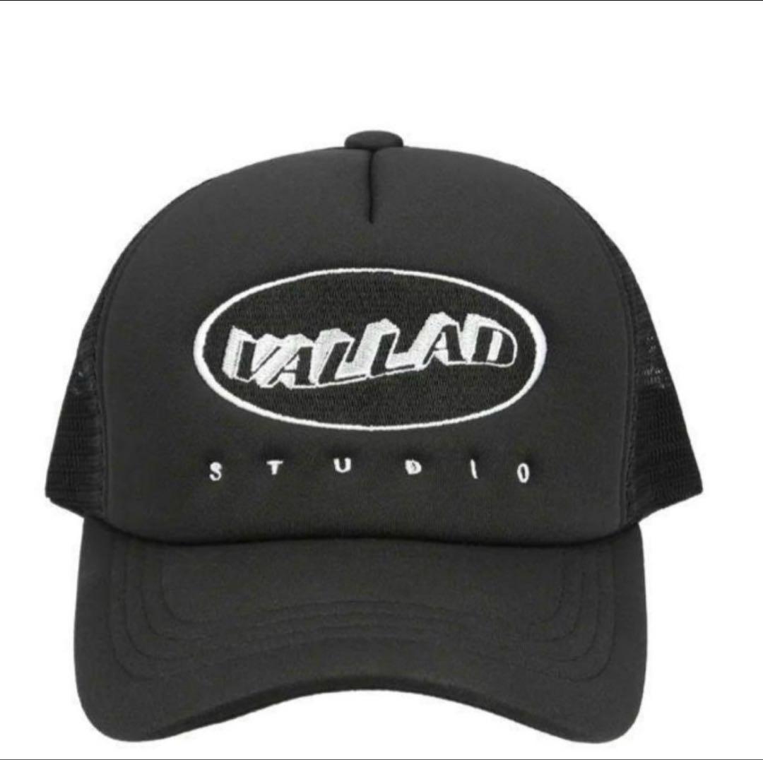 Vallad studio VALLAD LOGO MESH CAP BLK　黒
