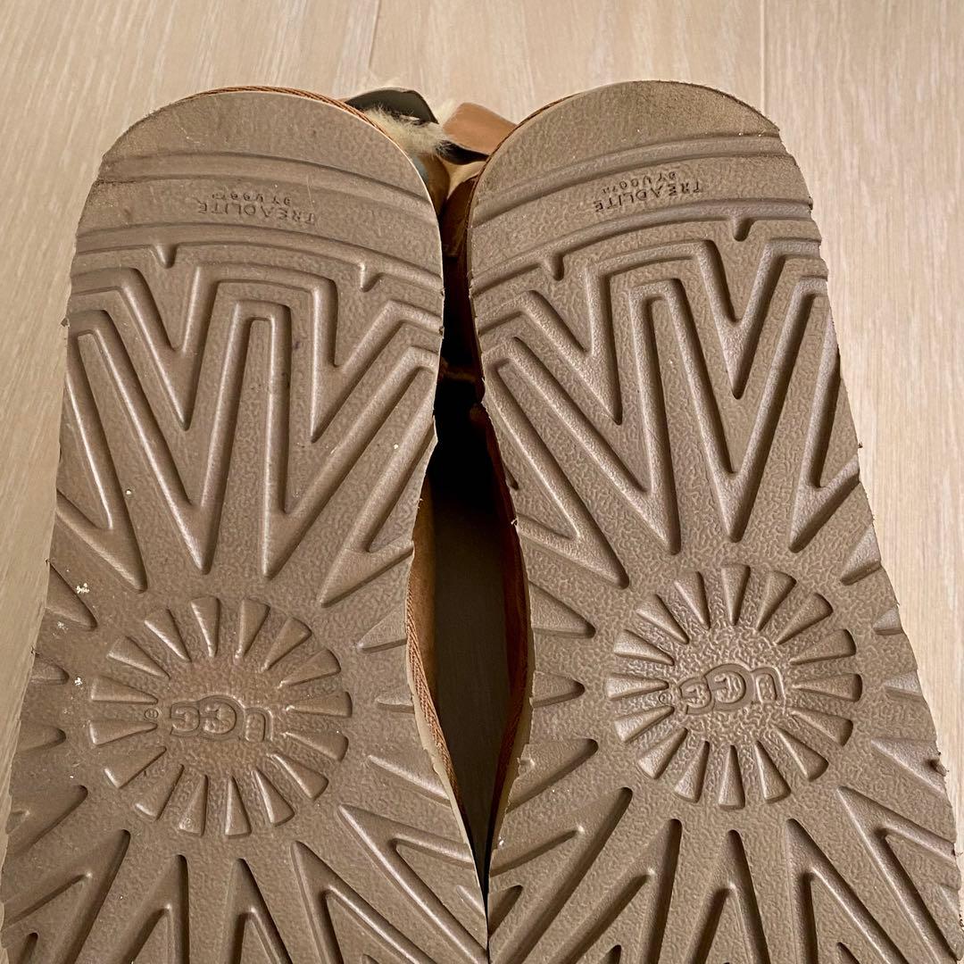 【希少】 UGG リボン付きムートンブーツ　24cm 限定カラー