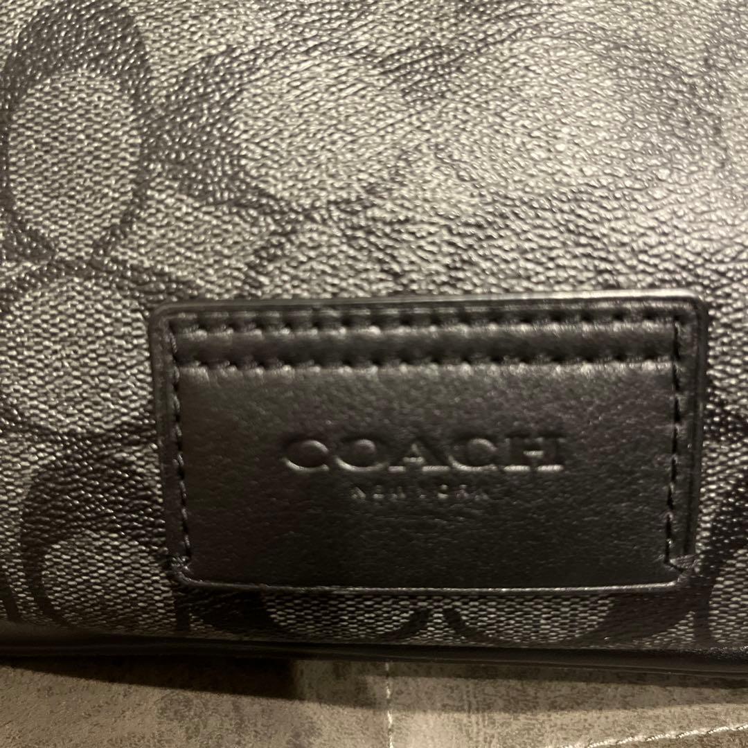 COACH ボディバッグ ブラック ロゴ