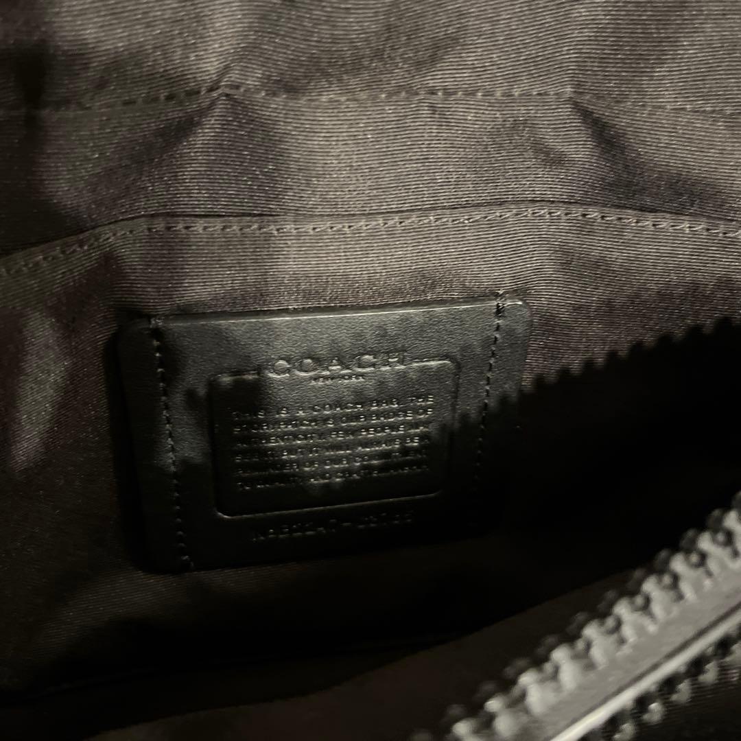 COACH ボディバッグ ブラック ロゴ
