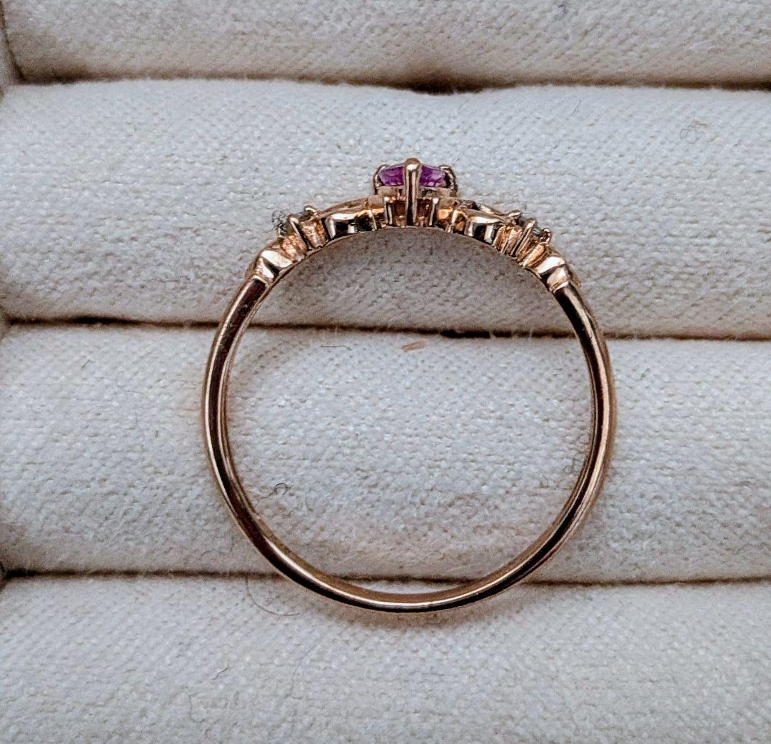 ♡[TSUTSUMI] K10 PG ピンクトルマリン リング11号♡