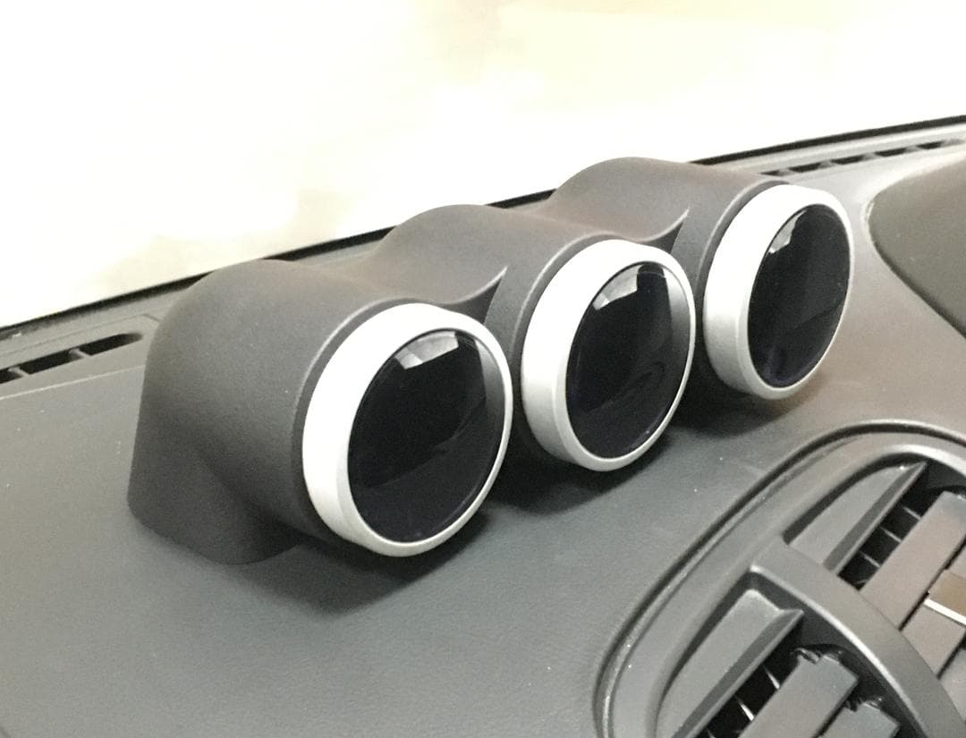 RX-7 FD3S専用 60φ 3連メーターフード ボルトオン Defi等に