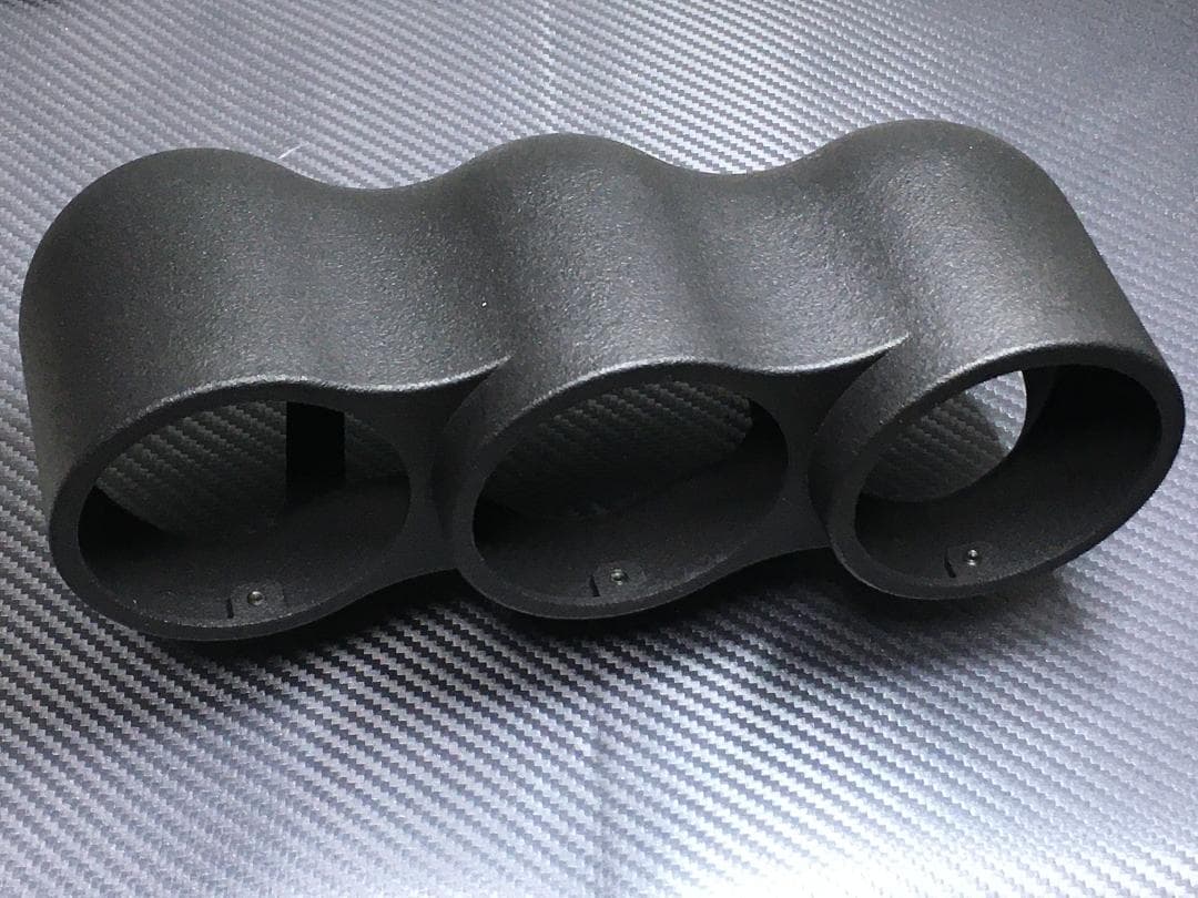 RX-7 FD3S専用 60φ 3連メーターフード ボルトオン Defi等に