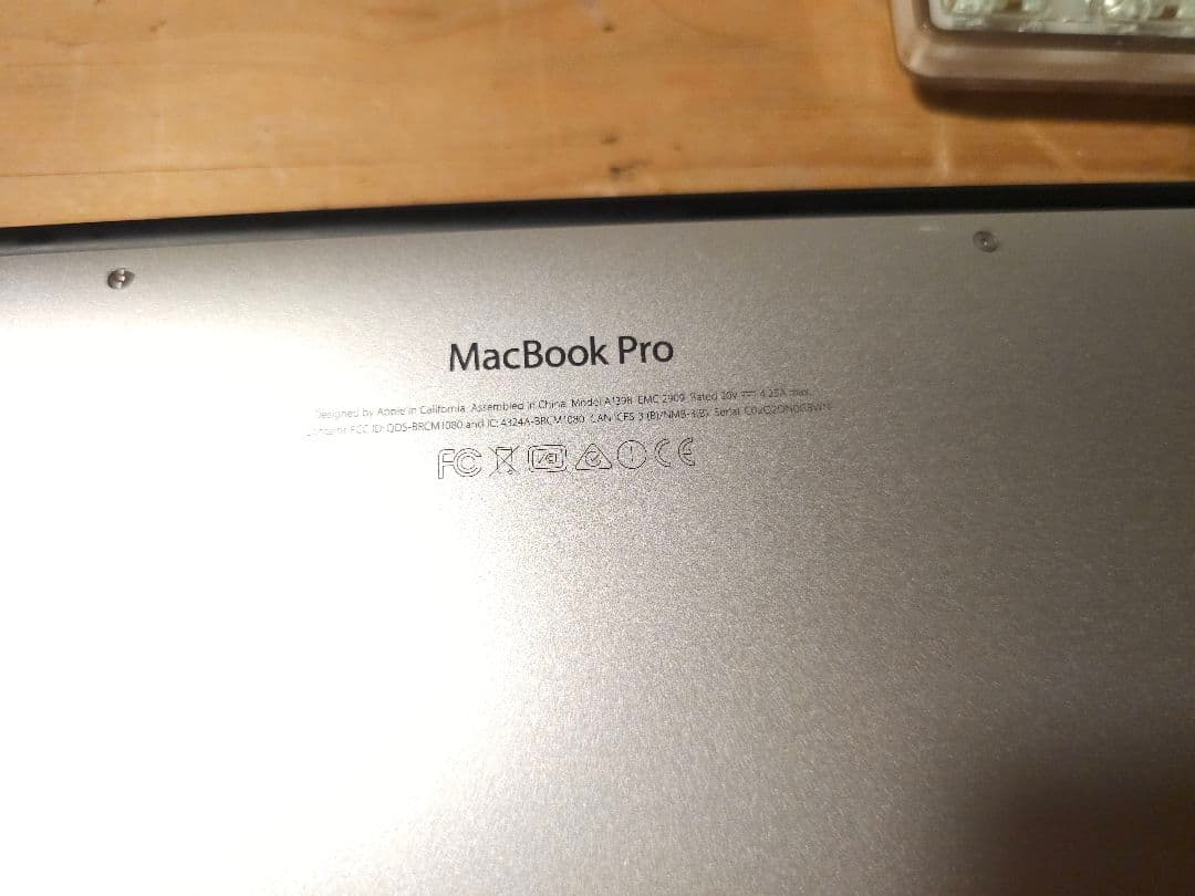 MacBookPro 15インチ A1398 mid2015 i7 16GB