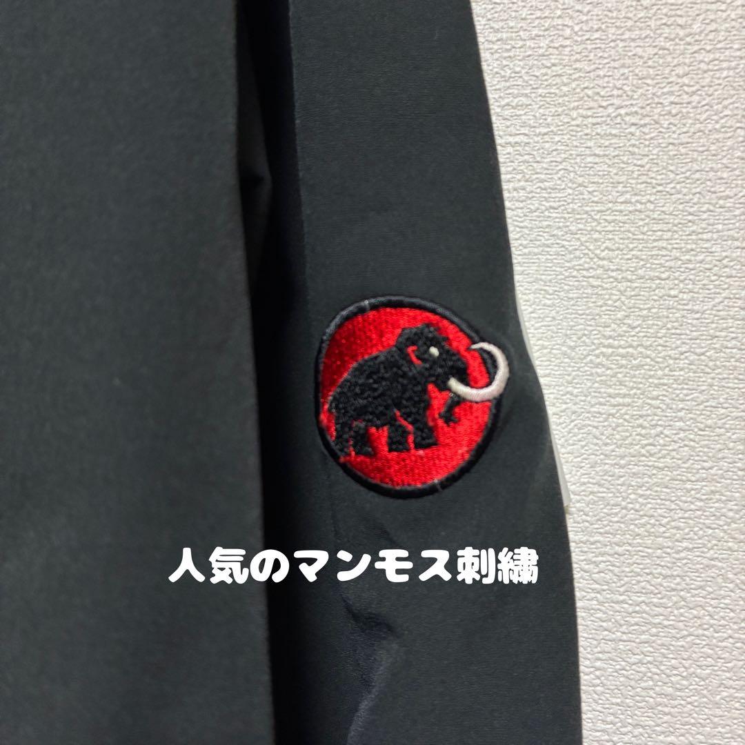 美品　マムート　ソフテッククライムライトジャケット　マウンテンパーカー　黒　Ｍ