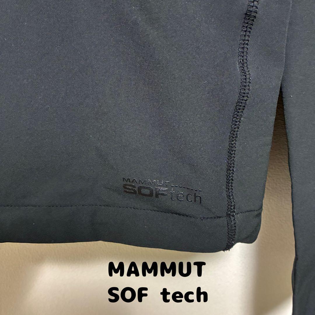 美品　マムート　ソフテッククライムライトジャケット　マウンテンパーカー　黒　Ｍ