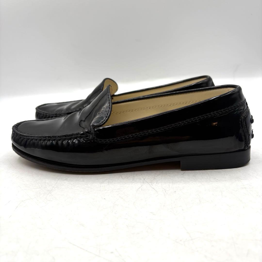 美品✨ TOD'S ds MOC 【23.0cm】 スリッポン 黒