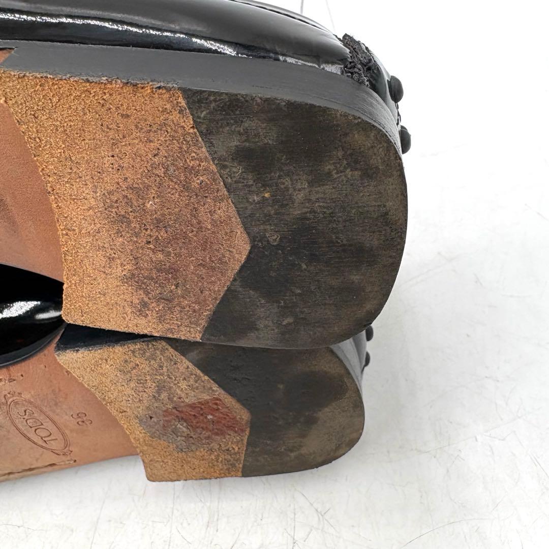 美品✨ TOD'S ds MOC 【23.0cm】 スリッポン 黒