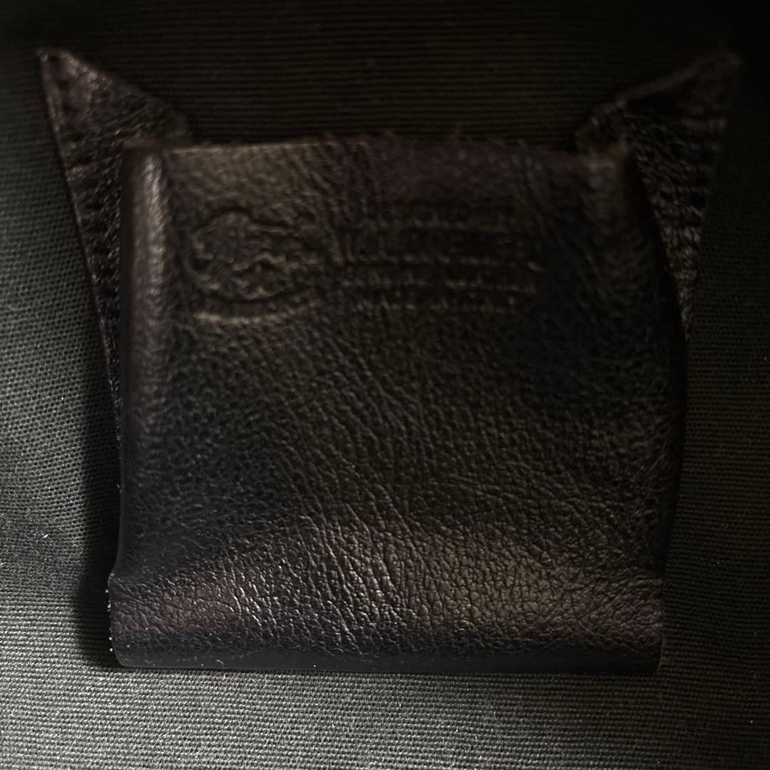 希少　イルビゾンテ　ハンドバッグ　ミニボストン　レザー　キャンバス　ブラック