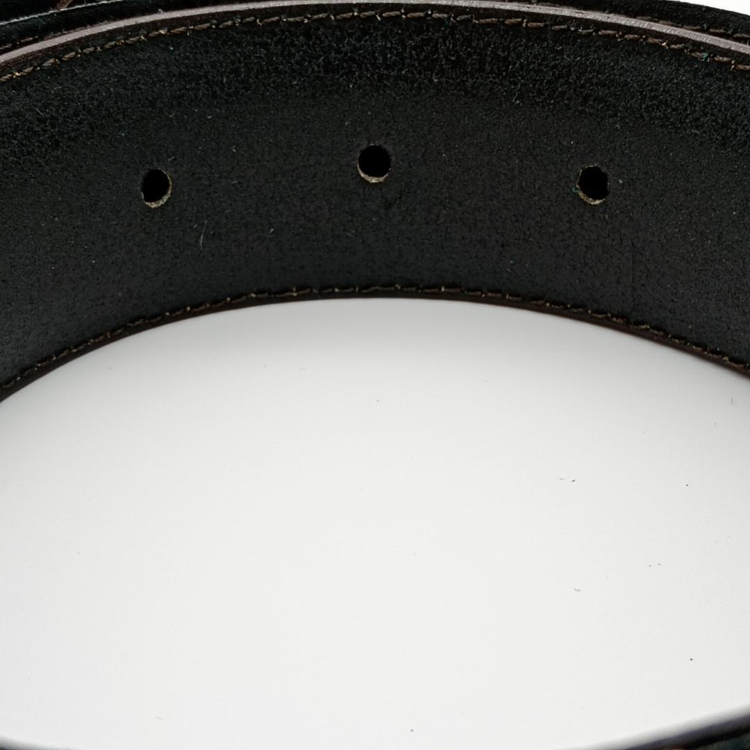 FENDI ベルト　ズッカ　ゴールドバックル　ブラウン