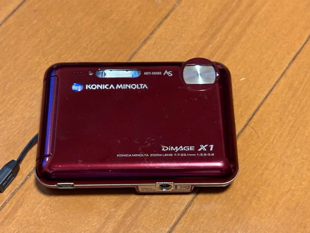 KONICA MINOLTA DiMAGE X1 レッド 充電ドック付き
