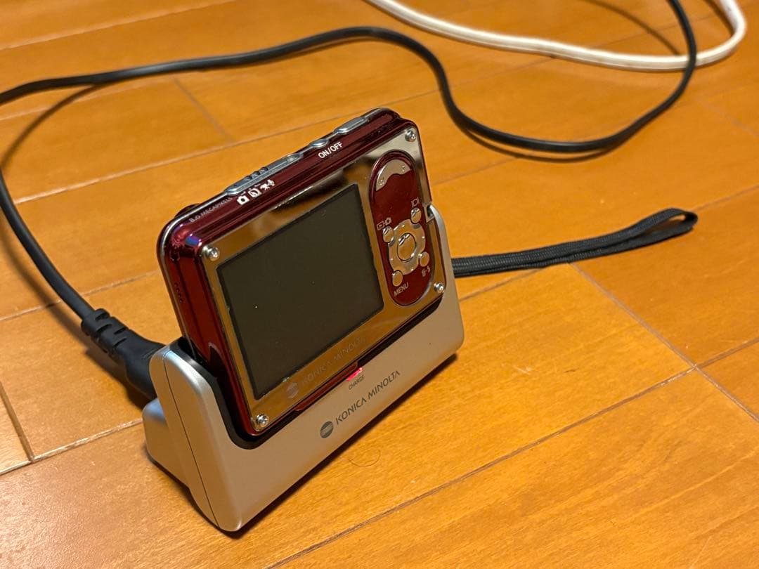 KONICA MINOLTA DiMAGE X1 レッド 充電ドック付き