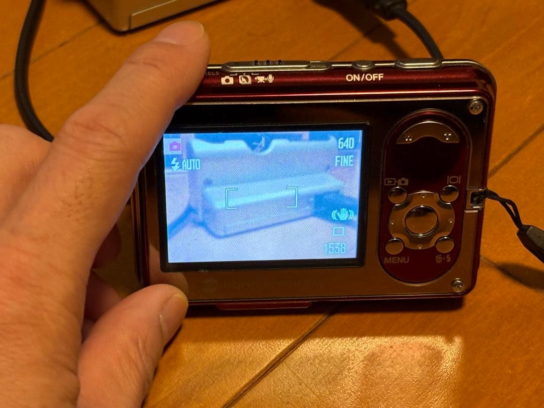 KONICA MINOLTA DiMAGE X1 レッド 充電ドック付き