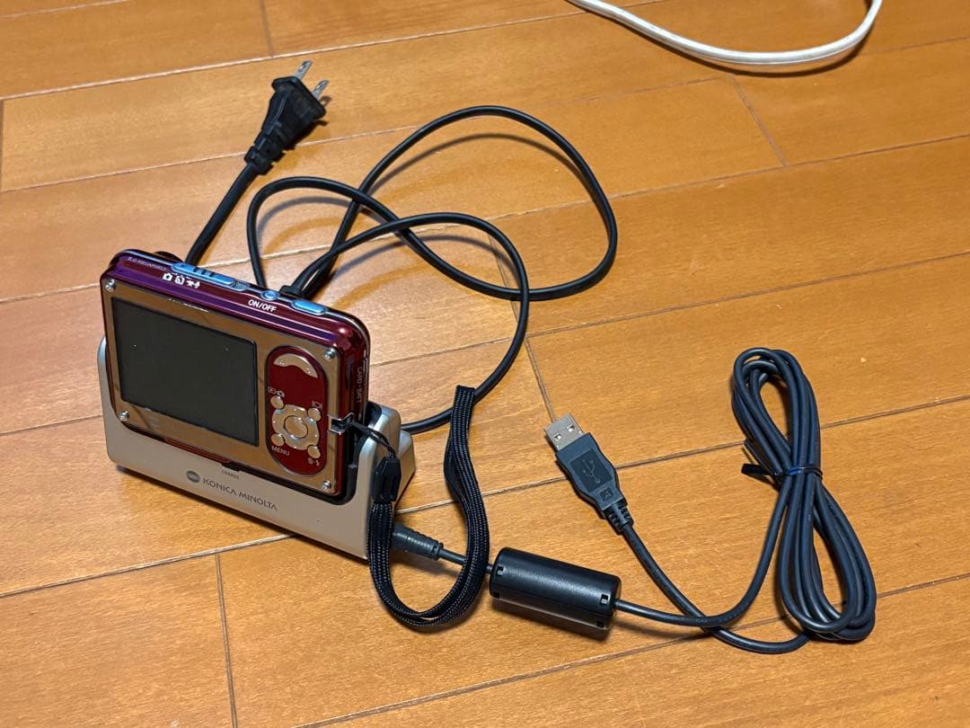 KONICA MINOLTA DiMAGE X1 レッド 充電ドック付き