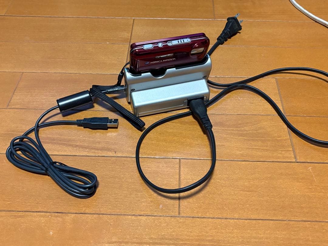 KONICA MINOLTA DiMAGE X1 レッド 充電ドック付き