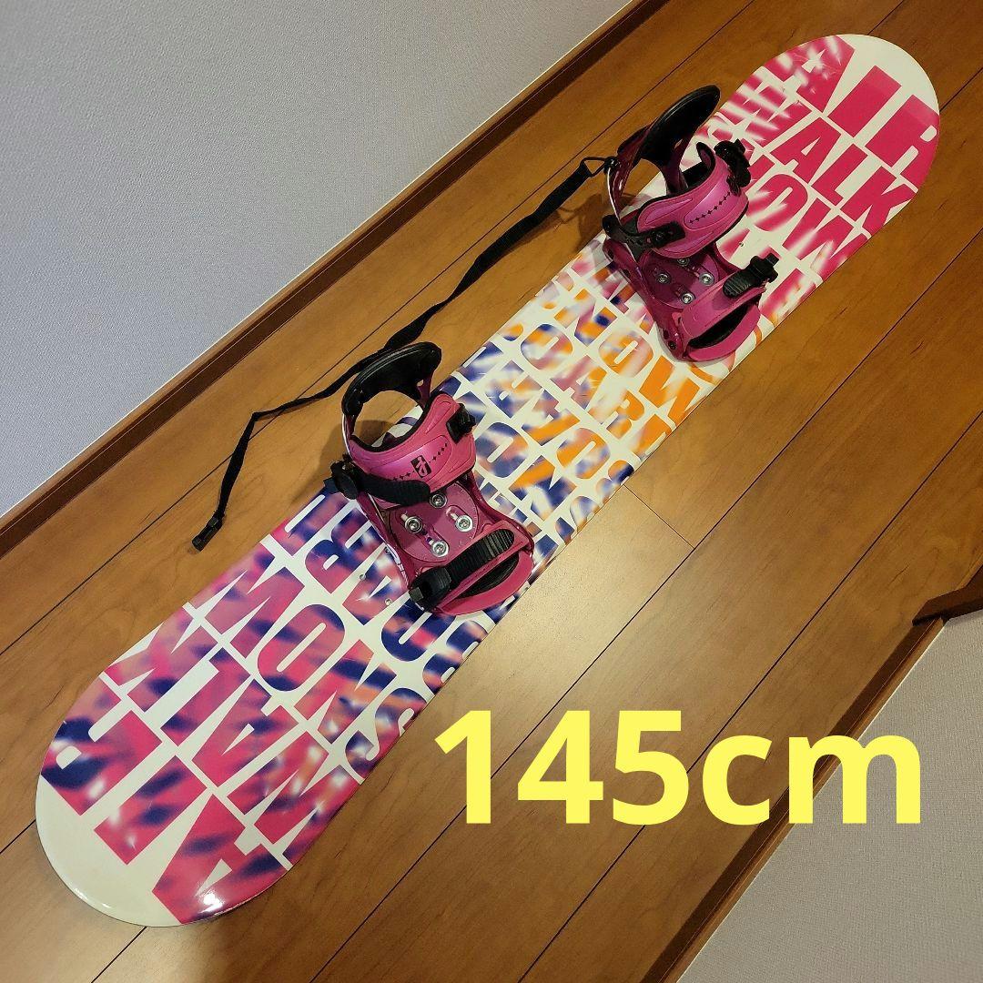スノーボード 板 ヴィンディング AIRWALK ピンク ホワイト 145cm