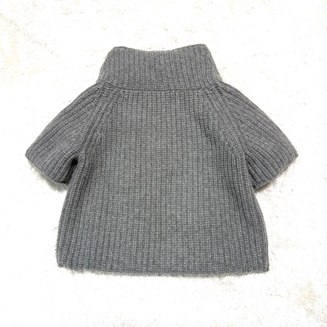 美品✨HERNO　リバーシブルショートスリーブニットダウン 42 グレー