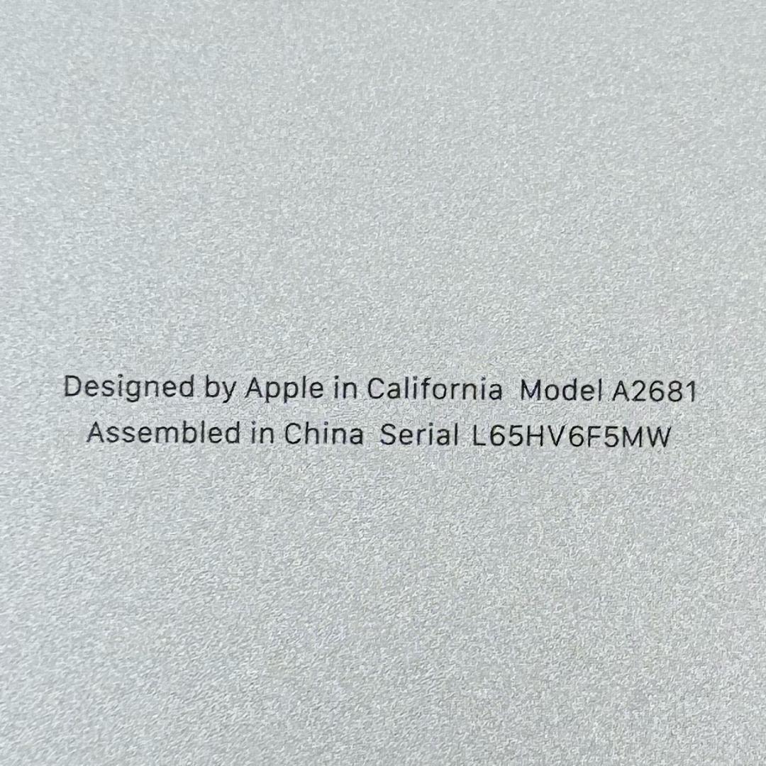 【極美品】MacBook Air M2 2022 13.6インチ A2681