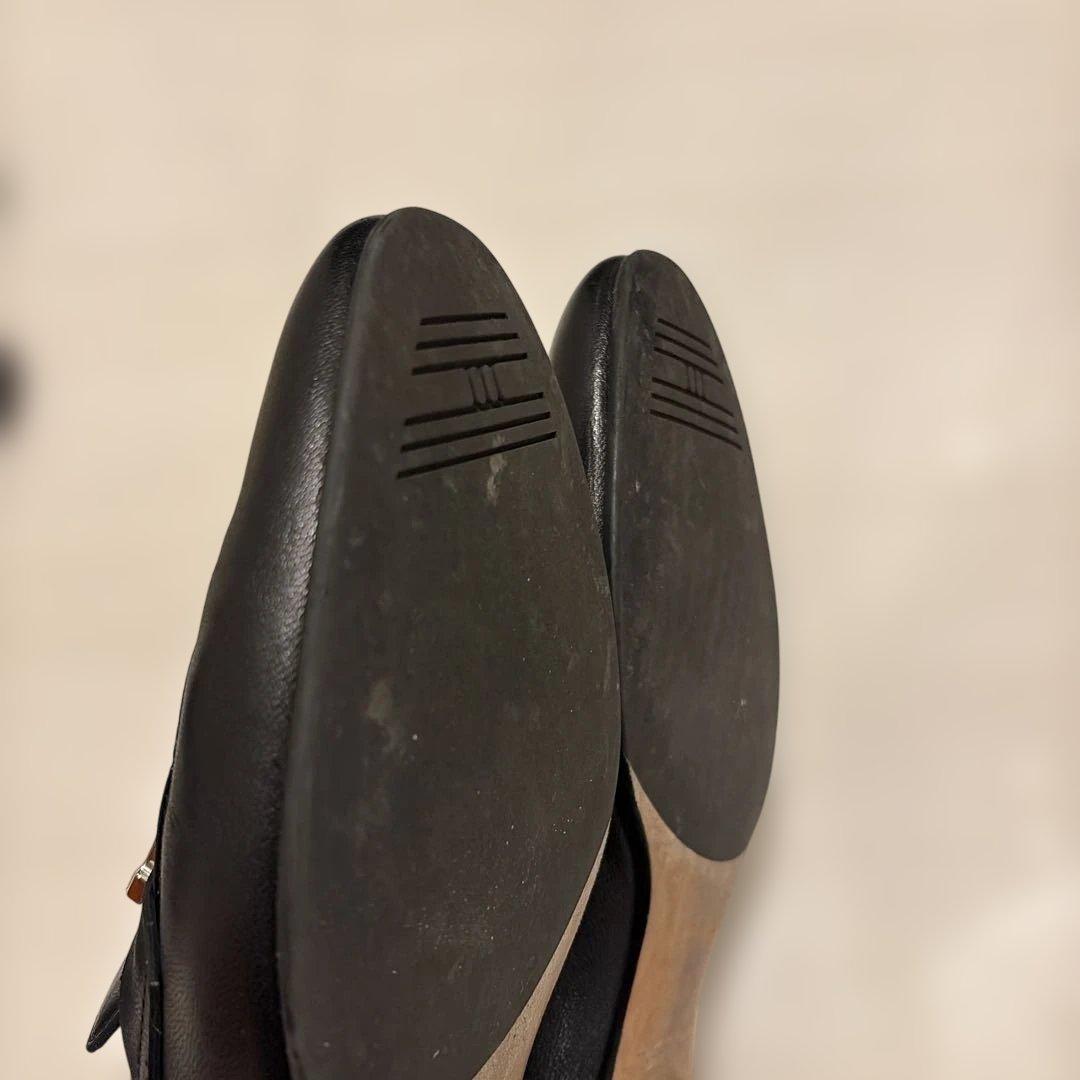 HERMES エルメス 36.5 モカシン《パリ》シルバー金具