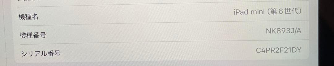 iPad mini 第6世代 64GB Wi-Fi + Cellular