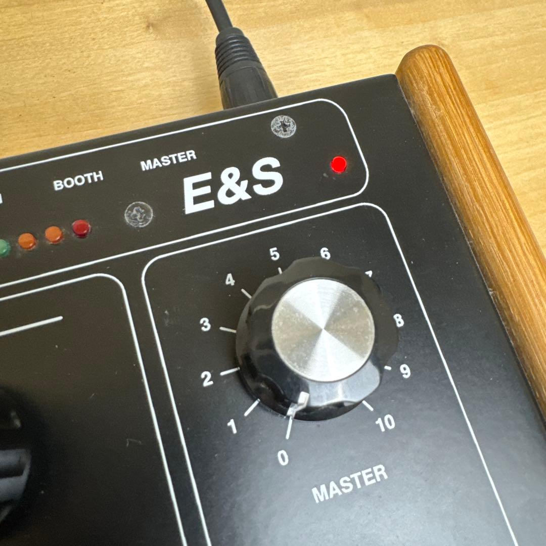 希少E&S DJR-400FX 名機ロータリーミキサー 赤GSAノブ 木製パネル