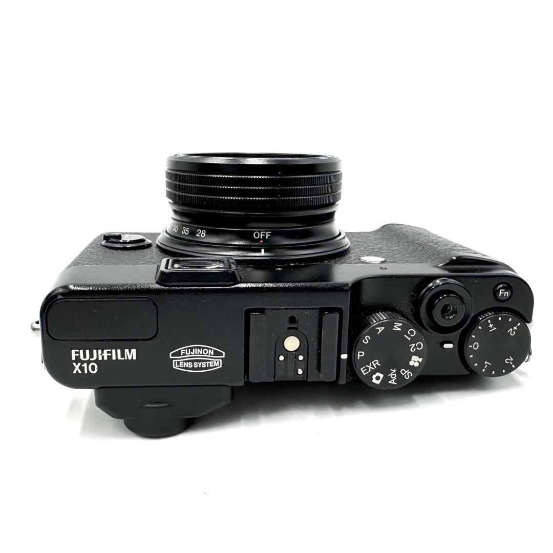 美品 FUJIFILM フジフィルム X10 フジフィルム コンデジ ブラック