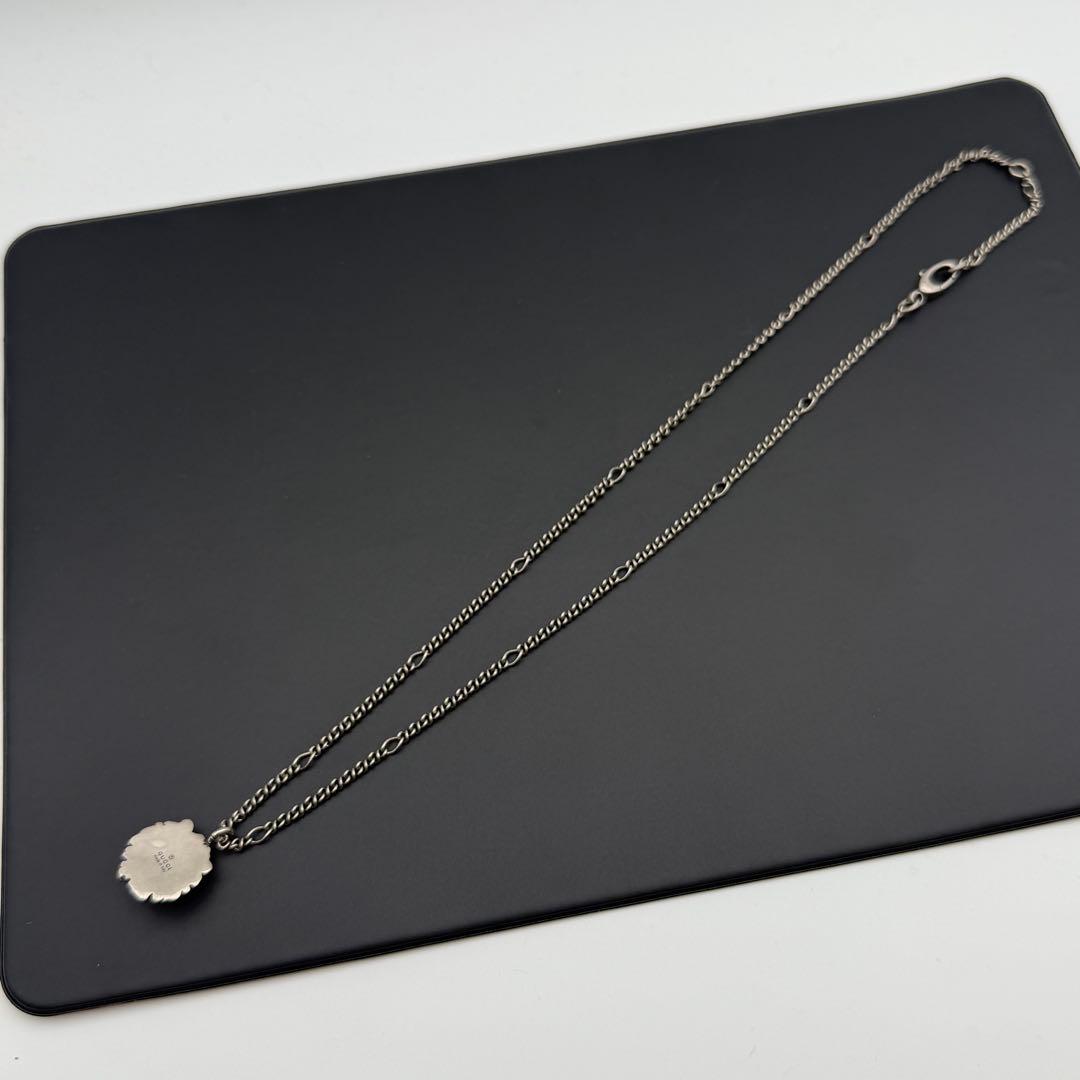 希少/極美品✨グッチ ライオンヘッド ネックレス シルバー 410673