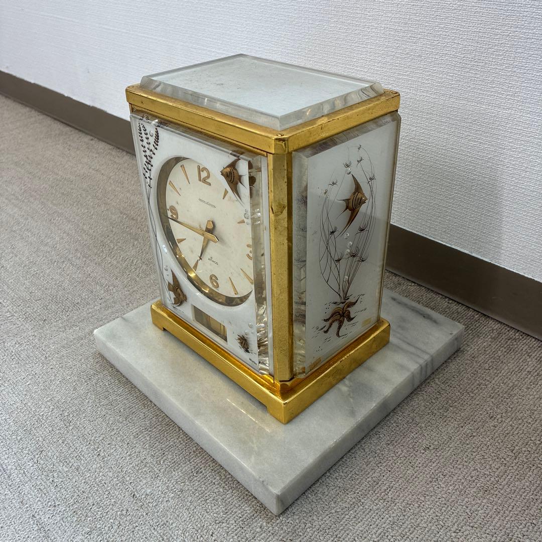 空気置時計　ジャガー・ルクルト　アトモス　台座付き