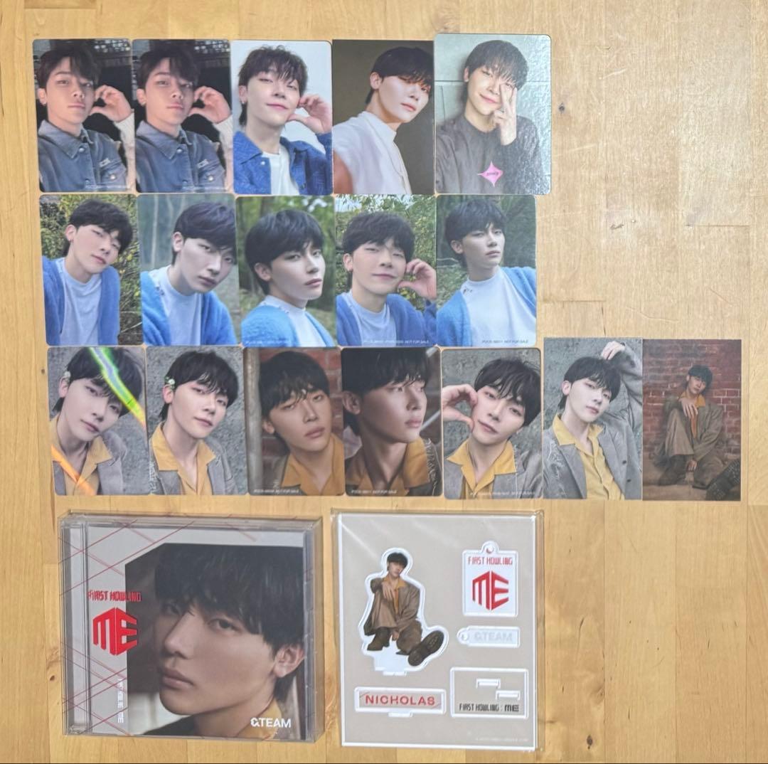 &team トレカ NICHOLAS ニコラス アクスタ CD まとめ売り