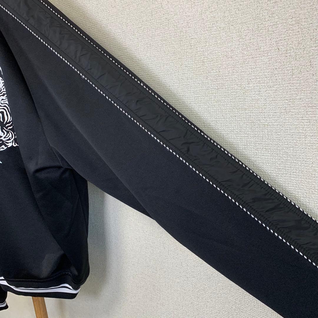 オニツカタイガー トラックジャケット 虎刺繍ロゴ ブラック XL 即完品