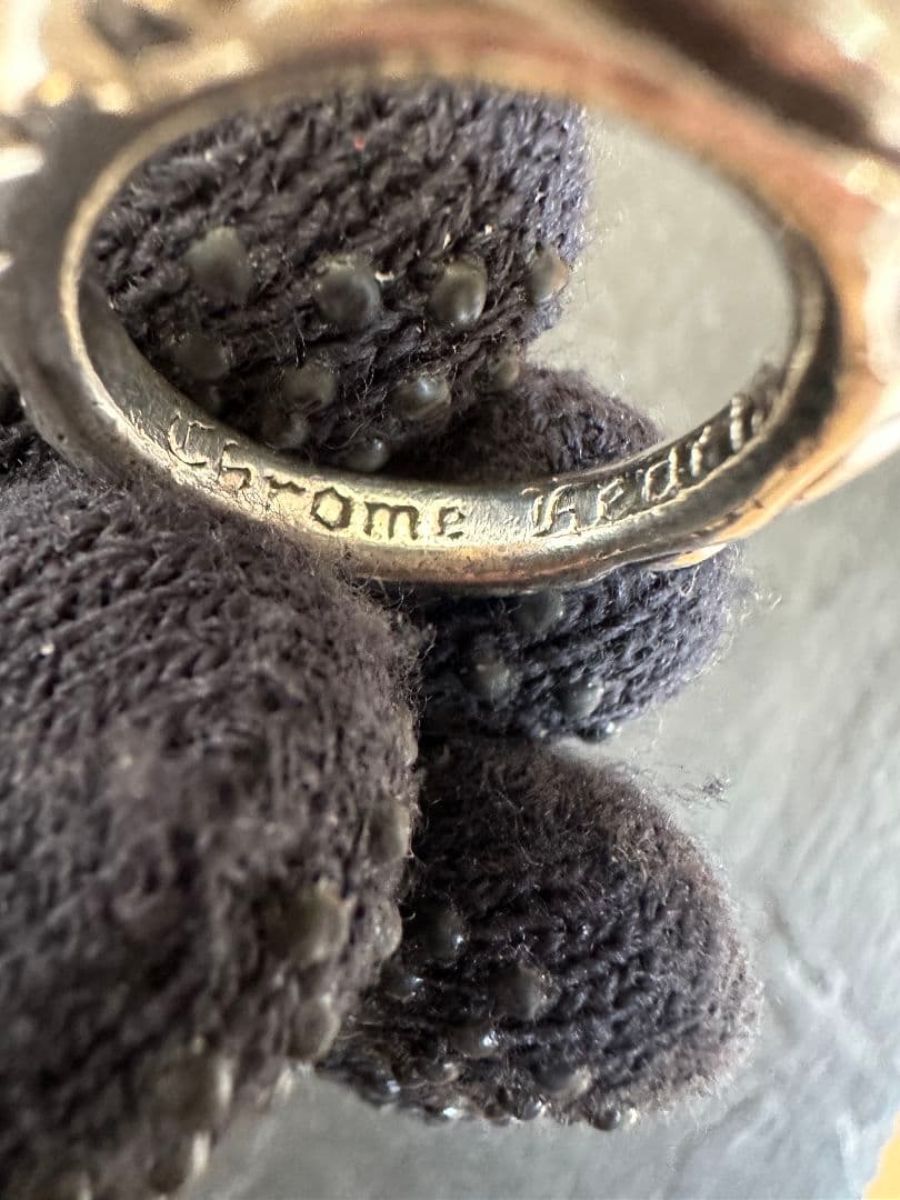 クロムハーツ CHROME HEARTS スクロールバンドリング 約19号