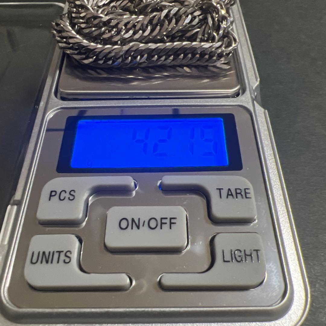 SV925 シルバー 12面 トリプル 喜平 ネックレス