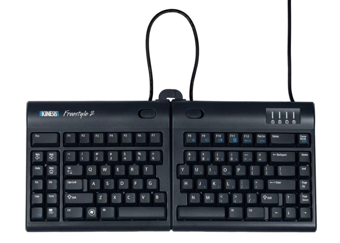 キーボード Kinesis FreeStyle2 for PC KB800PB-US-20