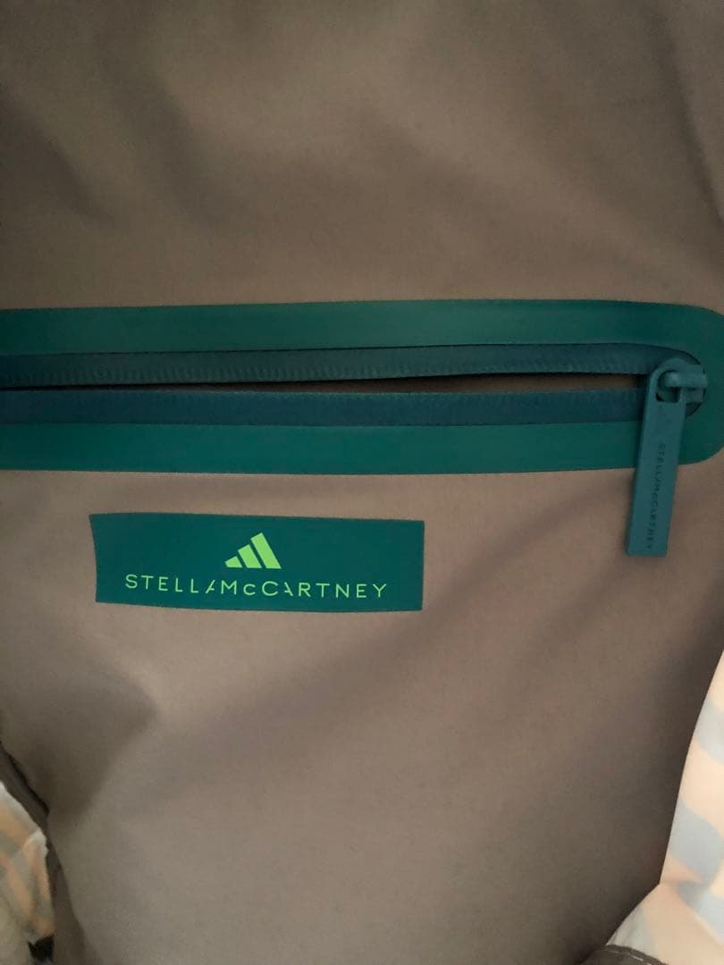 アーセナル ドローストリングバックパック 水色ストライプ　ステラマッカートニー