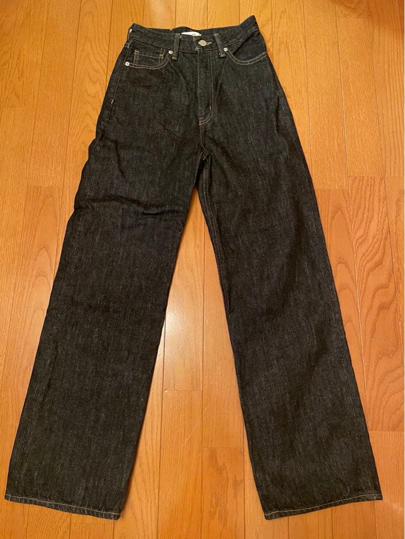 【美品】CLANE SECOND DENIM PANTS LIGHT BLACK