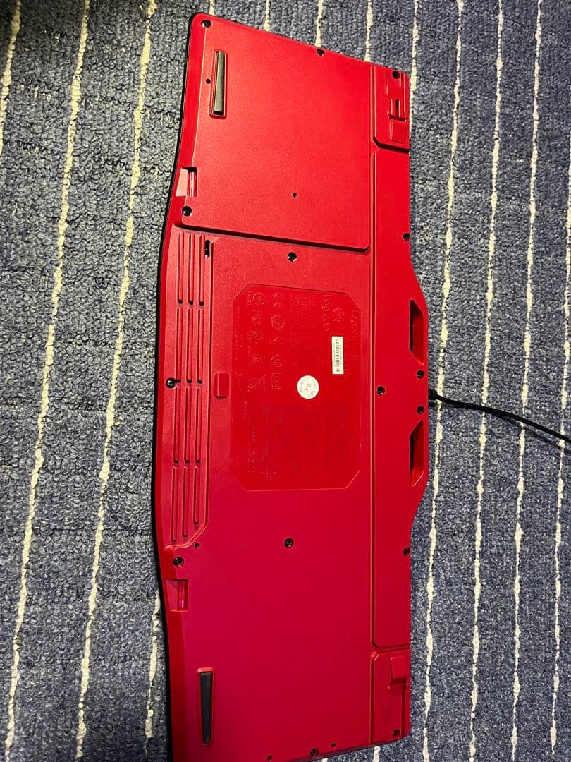 ゲーミングキーボード メンブレン ブラック レッド