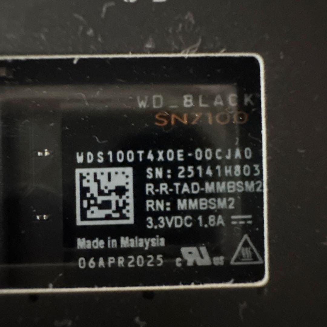 内蔵型SSD Western Digital WD Black SN7100 1TB