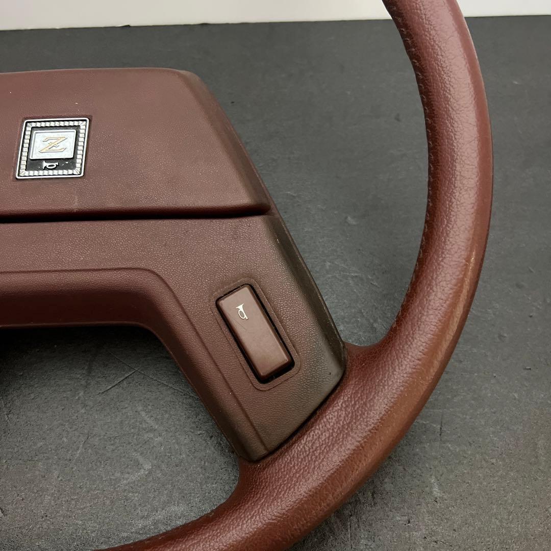 NISSAN日産S130Z フェアレディZ 純正ステアリング　赤　ハンドル当時物