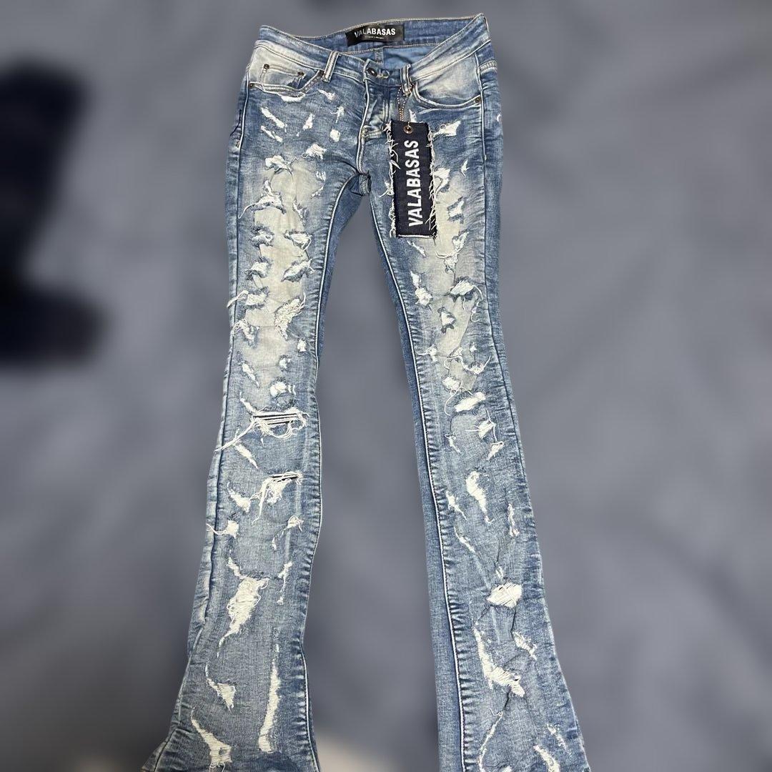 【VALABASAS】リップタイドスタックドジーンズ タグ付き