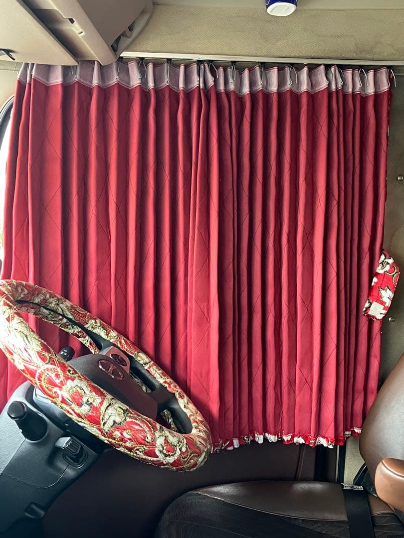 金華山　小雪　ファイブスターギガ　ダッシュマット＆カーテン＆ハンドルカバー