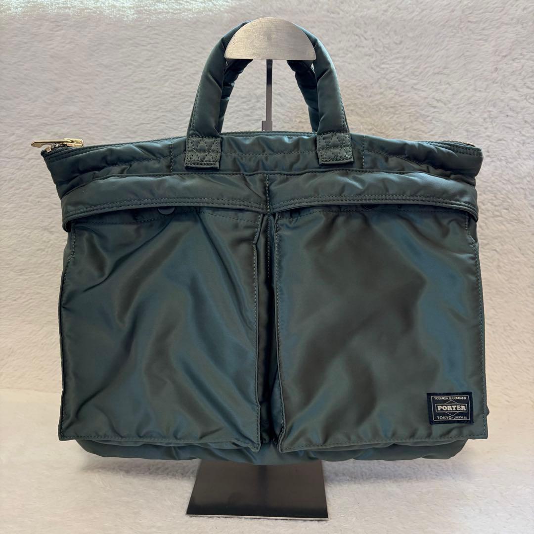 ✨現行✨美品【PORTER】 タンカー ショートヘルメットバッグ2way