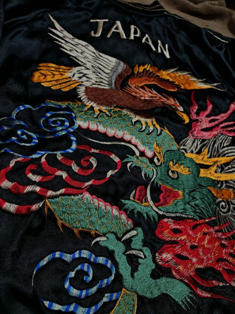 テーラー東洋 ２面用　龍ワシ スカル 日本限定 スカジャン vintage